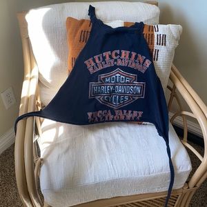 Harley Davidson custom vintage halter top